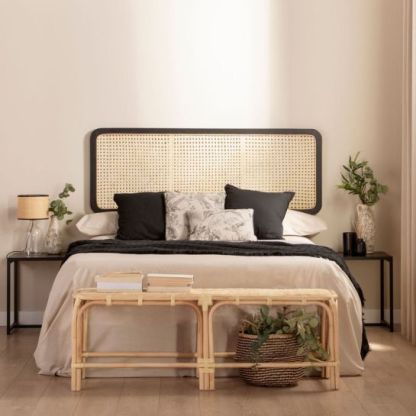 Cabecero para camas de 135, 150, 180 y 200 cm, madera maciza natural Color  principal Amarillo Grado de envejecido Medio envejecido Color secundario  Ninguno