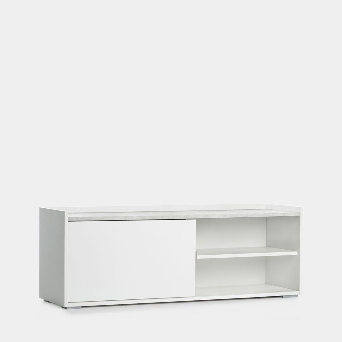 Mueble TV 140 en madera color blanco Siena