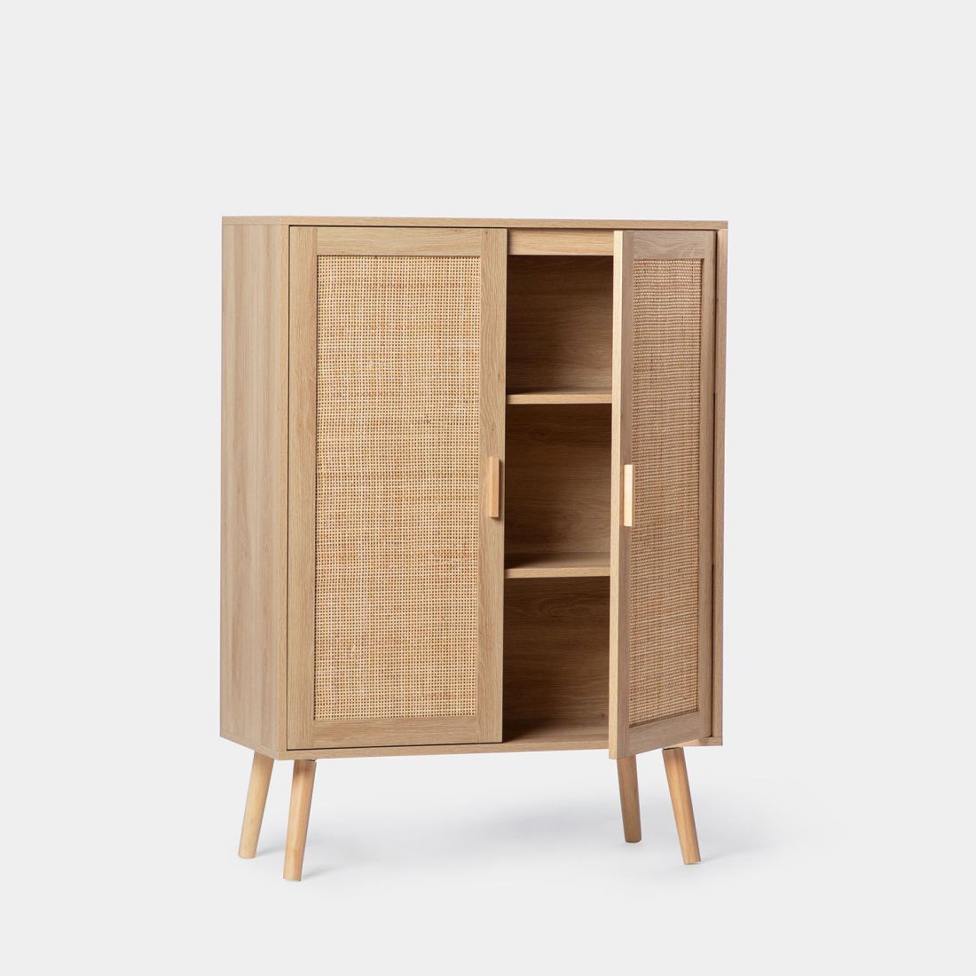 Biombo de madera y ratán Naim - Konzept Store®