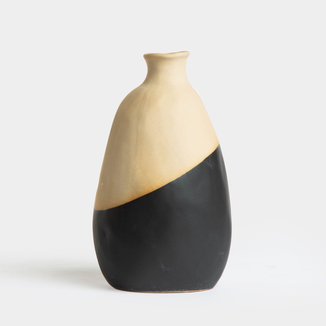 Vase en céramique noir Moon