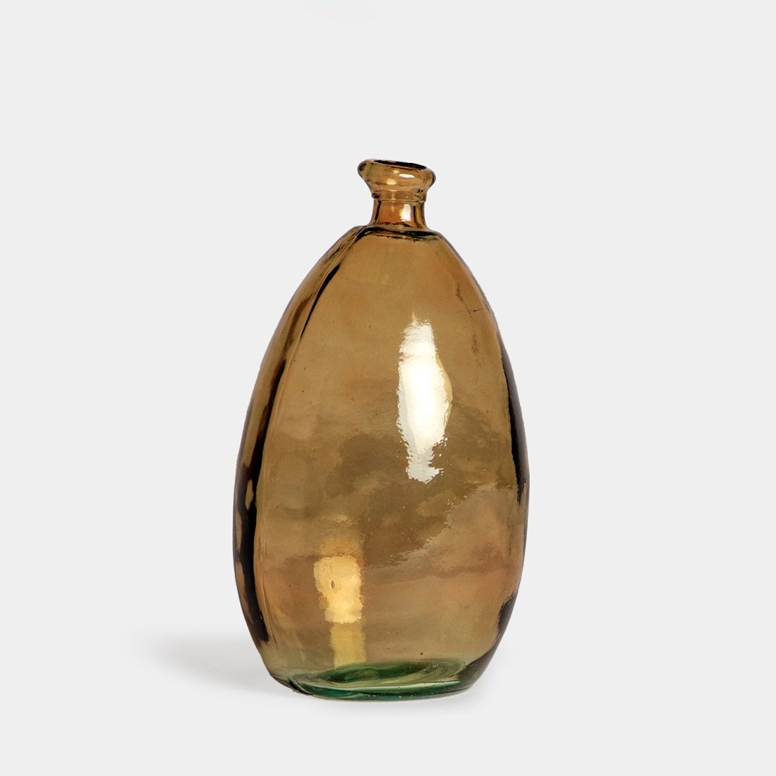 Vase en verre recyclé marron Lola