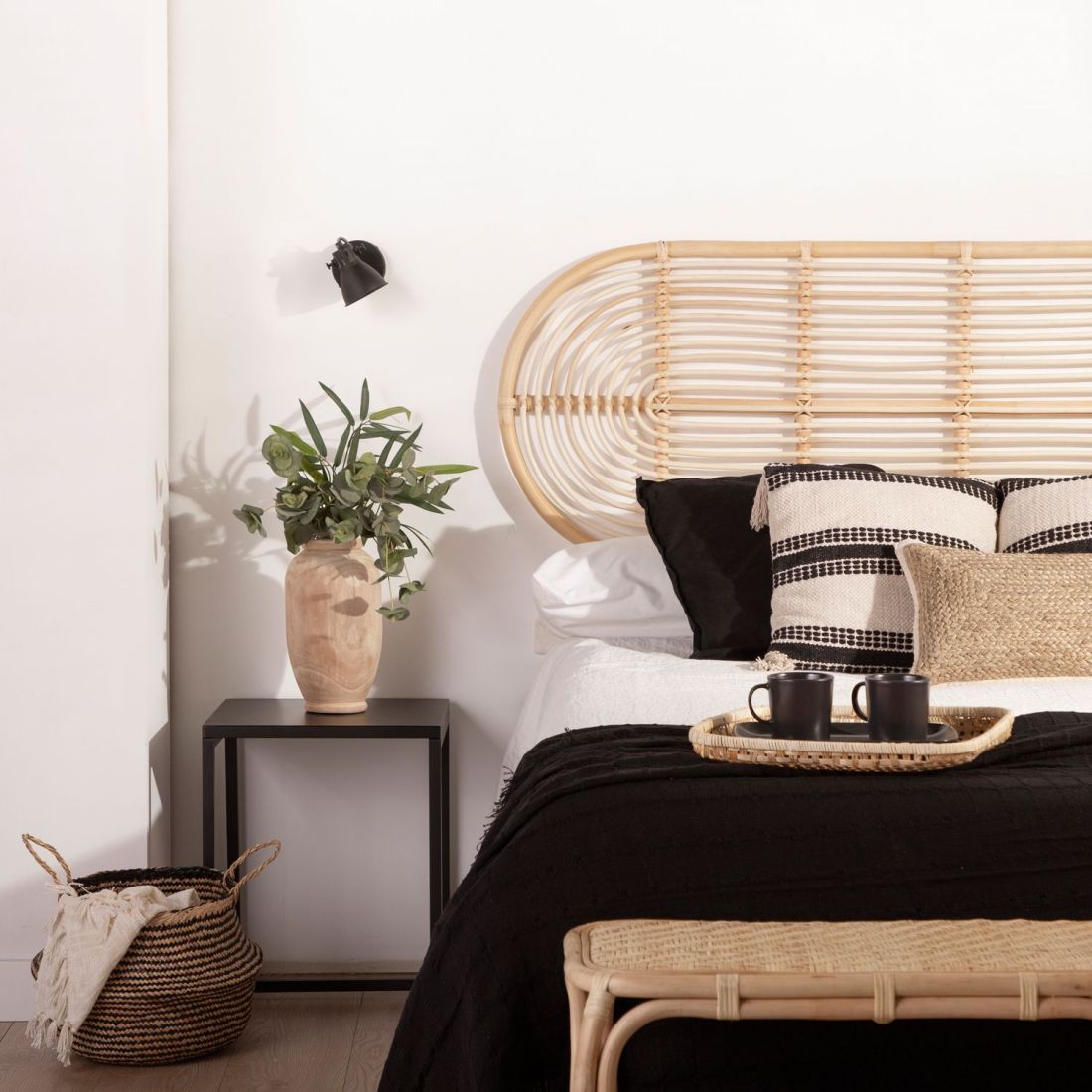 Rattan bedding discount